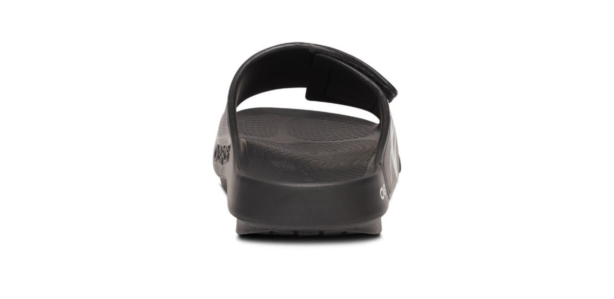 BAUER/OOFOS Men's OOahh Sport Flex Sandal – Black - Image 5